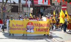 Alanya’da 1 Mayıs yürüyüşüne yoğun ilgi