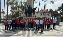 Alanya'da motokuryeler, farkındalık için toplandı