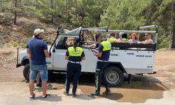 Alanya’da safari aracı süren 6 sürücüye ceza