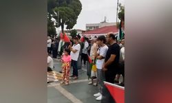 Haniye'nin çağrısı! Alanya'da Filistin bayrakları dalgalandı