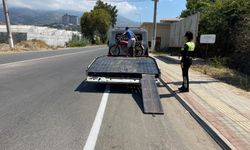 Alanya’da 11 motosiklete daha trafiğe çıkmak yasak