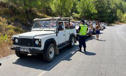 Alanya’da 10 safari aracı daha cezadan kaçamadı