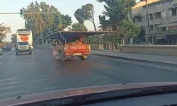 Trafiği tehlikeye attı: Alanya’da bu ne 'saç'ma iş?