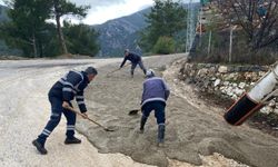 Alanya kırsalında çalışmalar sürüyor