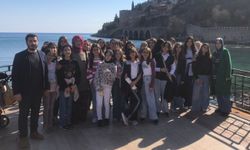 Alanya’yı ziyarete gelen öğrenciler ağırlandı