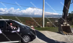 Alanya'da bunu da gördü! Kepçe, konvoyu durdurdu