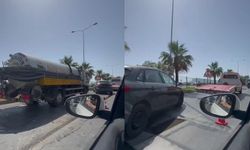Trafik alt üst oldu! Alaiye Vidanjör’ün tankeri arıza yaptı
