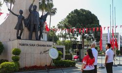Alanya’da Gençlik Haftası, çelenk sunma töreniyle başladı