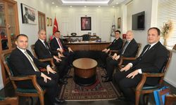 Büyükelçi ve rektörden kaymakam Ürkmezer’e ziyaret