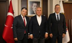 Başkan Erdem, Halkbank heyetini ağırladı