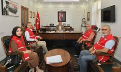 Kızılay Alanya Şubesi’nden Kaymakam Ürkmezer’e ziyaret