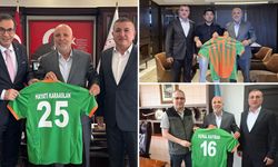 Alanyaspor yönetiminden "Hayırlı Olsun" ziyaretleri ve forma takdimi