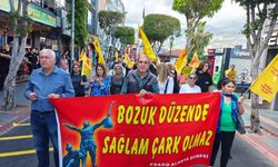 Alanya’da emekçiler 1 Mayıs’ta sokakta hak aradı