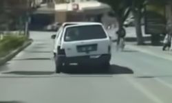 Alanya'da tehlikeyi umursamadı, gaza bastı