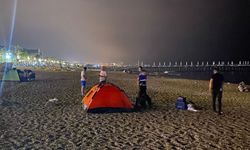 Alanya'da sahile çadır kuranlar affedilmedi