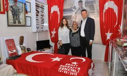 Alanya’da şehit ailelerine veda