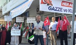 Alanya İHH, Filistin için bir kez daha sesini yükseltti