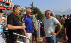 Yangın sonrası Başkan Erdem’den geçmiş olsun ziyareti