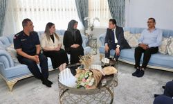 Alanya Kaymakamı Öztürk'ten duygusal ziyaret: "Şehit aileleri başımızın tacıdır"