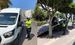 Alanya'da şaka değil! 120 araç trafikten men edildi