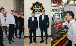 Kaymakam Öztürk'ten esnaf ziyareti, iade-i ziyaret ve inşaat incelemesi