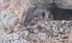 Alanya'da tehlikeli atlayış: Ölümle adeta dans etti