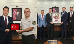 Kaymakam Öztürk'e ziyaretçi akını sürüyor