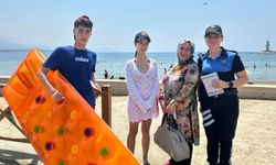 Alanya’da denize giren vatandaşlar uyarıldı