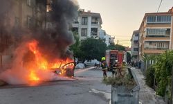 Alanya'da otomobil alev topuna döndü