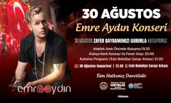 Alanya'da 30 Ağustos coşkusu: Fener Alayı ve Emre Aydın konseri