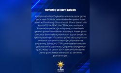 Dimçayı Sulama Suyu Hattı, Cuma günü yeniden açılıyor