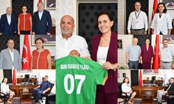 Yeni Başhekim Prof. Dr. Yılmaz'a ziyaretçi yağmuru