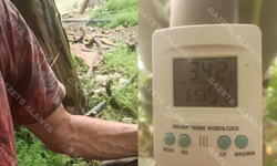 Alanya’da sıcaklık 55 °C dedi ve seslendi: "Dünyanın en zor şeyi"