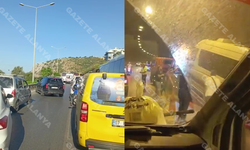 SON DAKİKA! Alanya tünelinde zincirleme kaza, trafik kilit