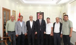 Alanya'da muhtarlardan kaymakama yangın teşekkürü