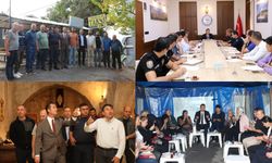 Kaymakam Öztürk'ten taziye, güvenlik toplantısı ve mahalle ziyaretleri