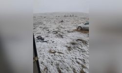 Alanya’nın zirvelerine resmen kar yağdı