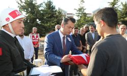 Alanya’da yangında vefat eden gaziye son görev