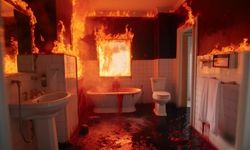 Alanya’da banyo alev alev! Hemen müdahale ettiler