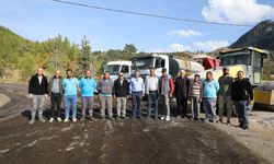 Gökbel–Gören yolunda çalışmalar hızla sürüyor