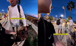 Alanya sahilinde iğrenç olay! Turiste 'Köpeğini keserim' tehdidi