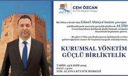 Cem Özcan'dan birlik çağrısı: "Güçlü katılımla başarırız!"