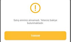 Bakiye yetersizliği ilk defa işe yaradı!