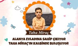 Alanya'dan DMD hastası Taha Miraç'a moral gecesi