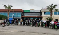 Alanya’da üniversite öğrencilerinin bisiklet keyfi