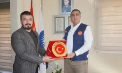EMŞAV Alanya’dan İtfaiye Müdürü Çelik’e teşekkür ziyareti