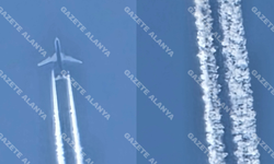 Alanya halkı endişeli! O beyaz izler "Chemtrail" mi? Vatandaş: "Bizi zehirlediler"