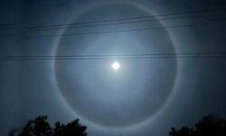 Alanya’da herkes büyülendi: 'Ay Halesi' görüldü