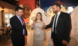 Şehit Emniyet Amiri Aksoy’un oğlu için anlamlı nişan töreni