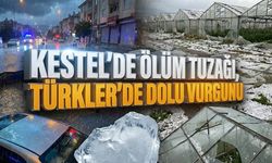 Alanya'da bilanço! Görünmez çukur kuryeyi yuttu, seralar buz kesti